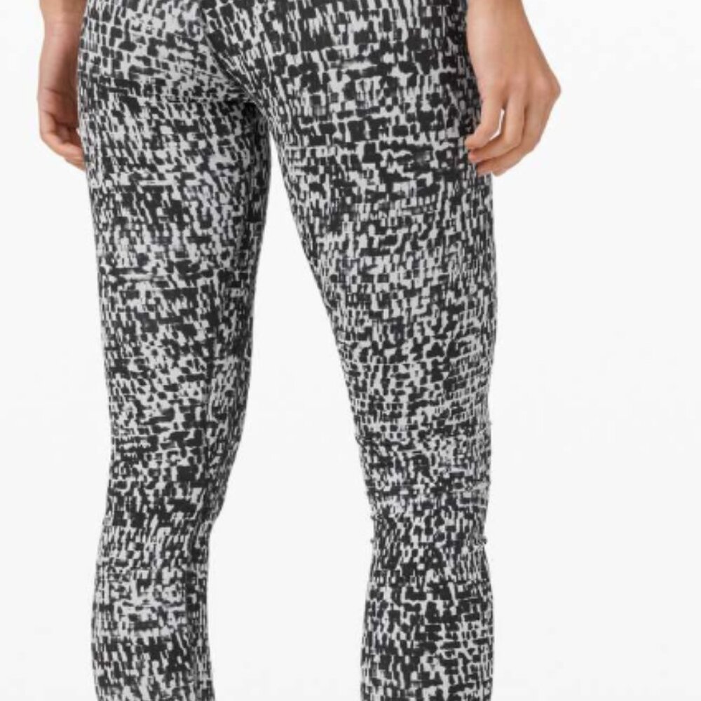 Lululemon Align Pant 28" Urban Block Ice Grey Black W5BZ0s